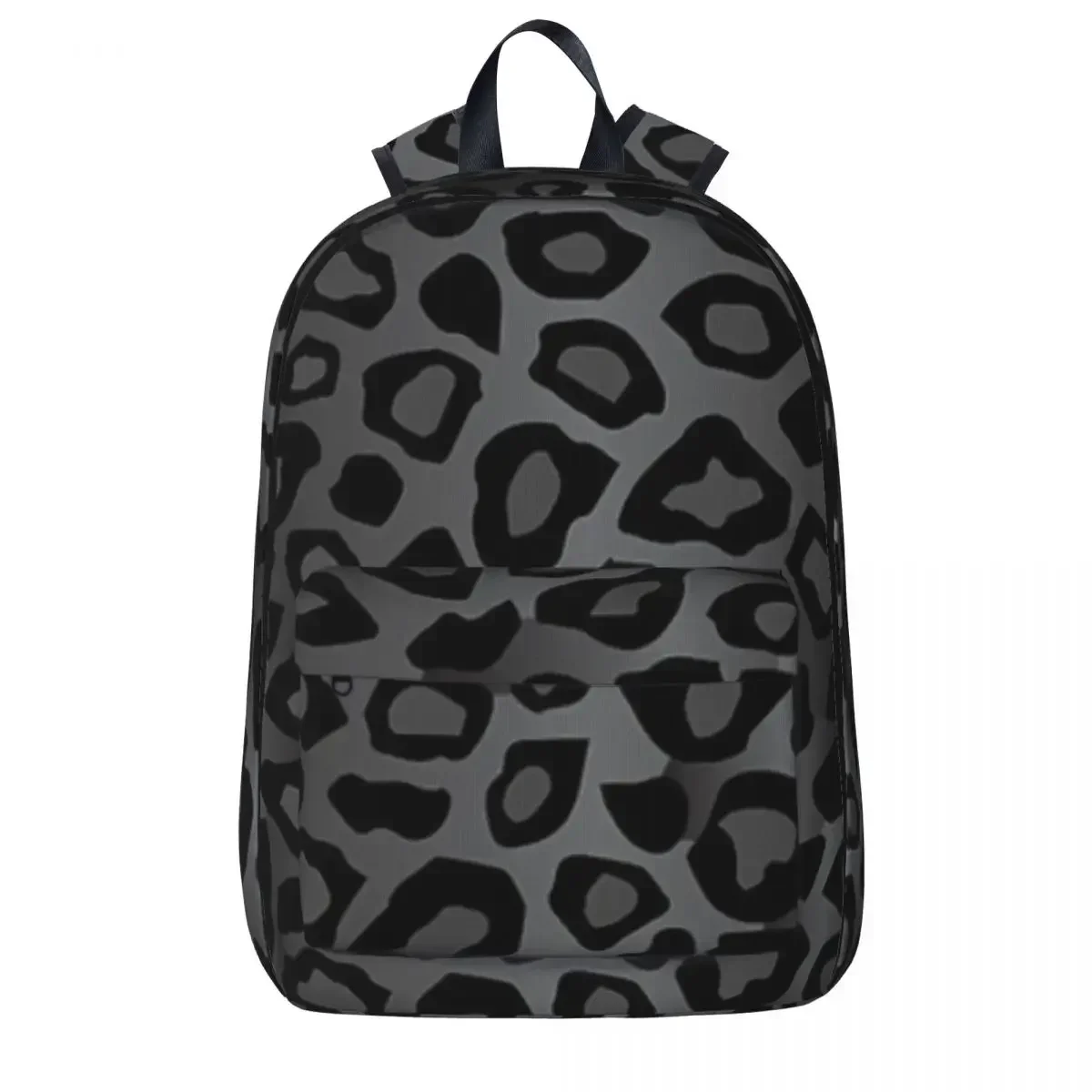 Gray Leopard Animal Pattern Woman Backpacks Boys Bookbag Fashion Children School Bags Portability Laptop Rucksack Shoulder Bag