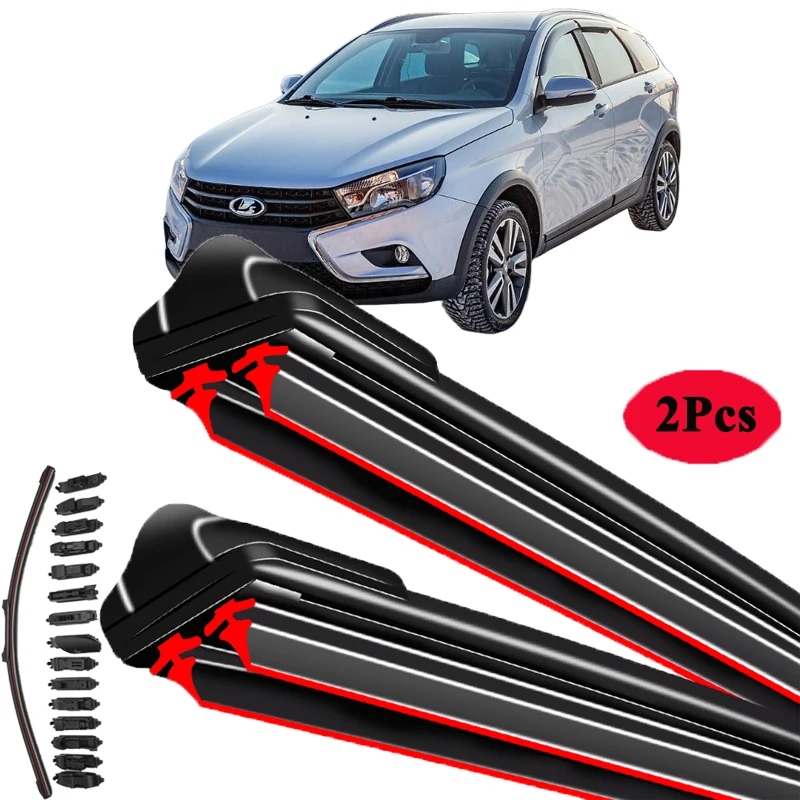 

For Lada Vesta 2015-2024 Car Windshield Wiper Blade Front Windscreen Brushes Washer Accessories Cleaning Replacement Parts