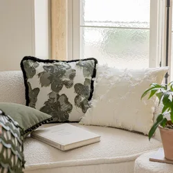 45x45CM Nordic Modern Throw Pillow Cover Fresh Stamping Waist Cushion Cover Decor Home Decorative Pillowcase