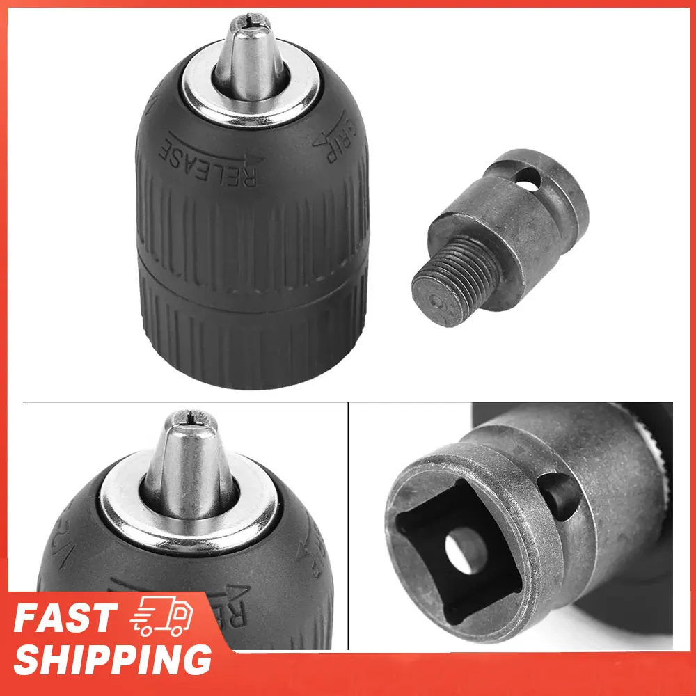 1/2 -20UNF Drill Chuck 2-13 Mm Capacity Keyless Chuck With 1/2 Chuck Adapter