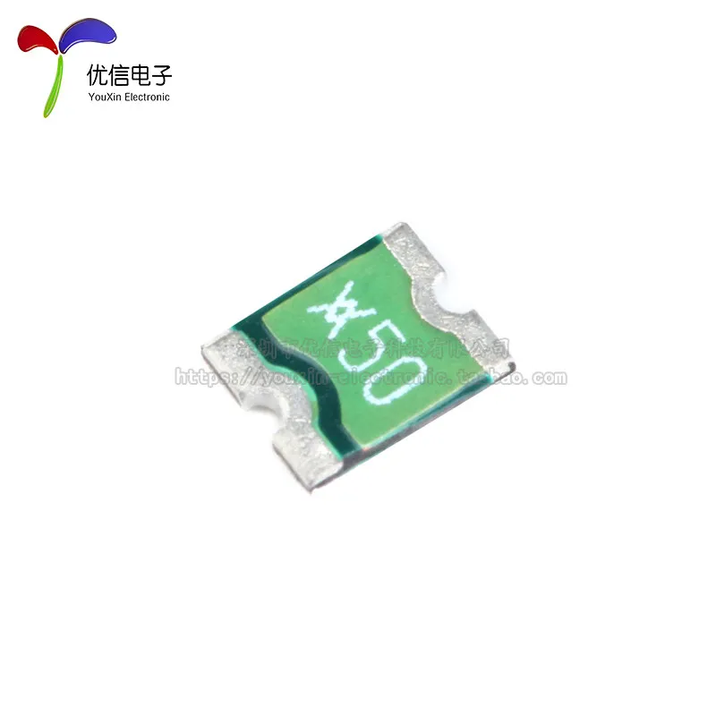 1210 SMD resettable fuse/fuse PPTC MICROSMD050F-2 0.5A 13.2V 10PCS