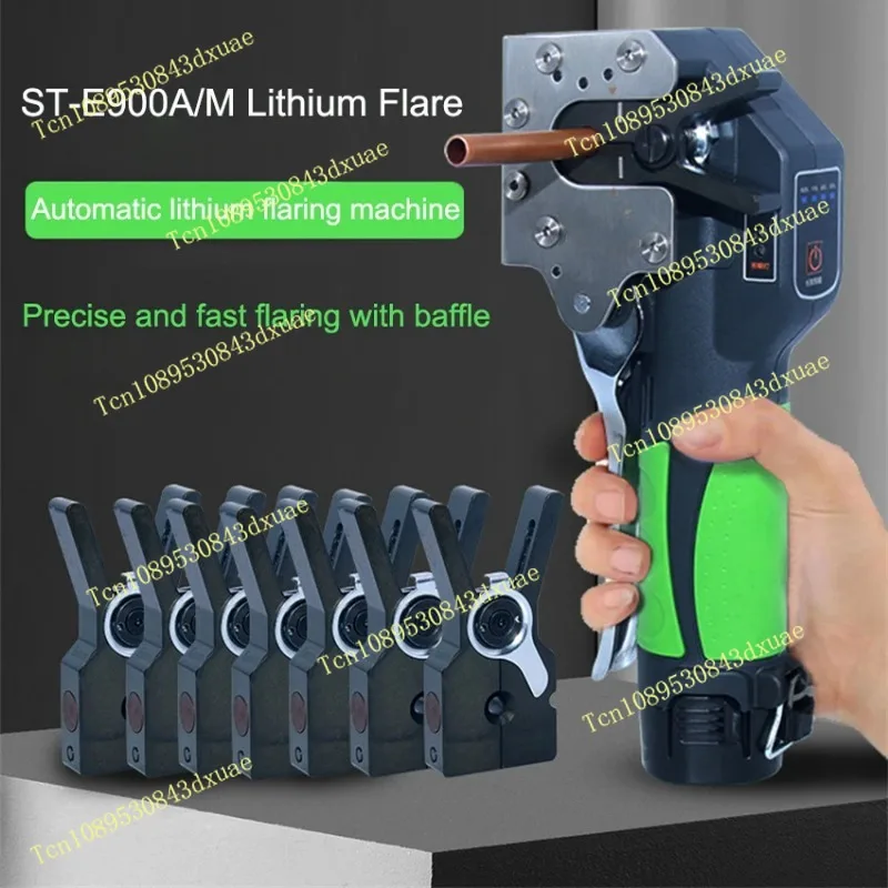 

Автоматический инструмент для развальцовки медных труб ST-E900A с литиевым аккумулятором, для кондиционеров и холодильников, беспроводной