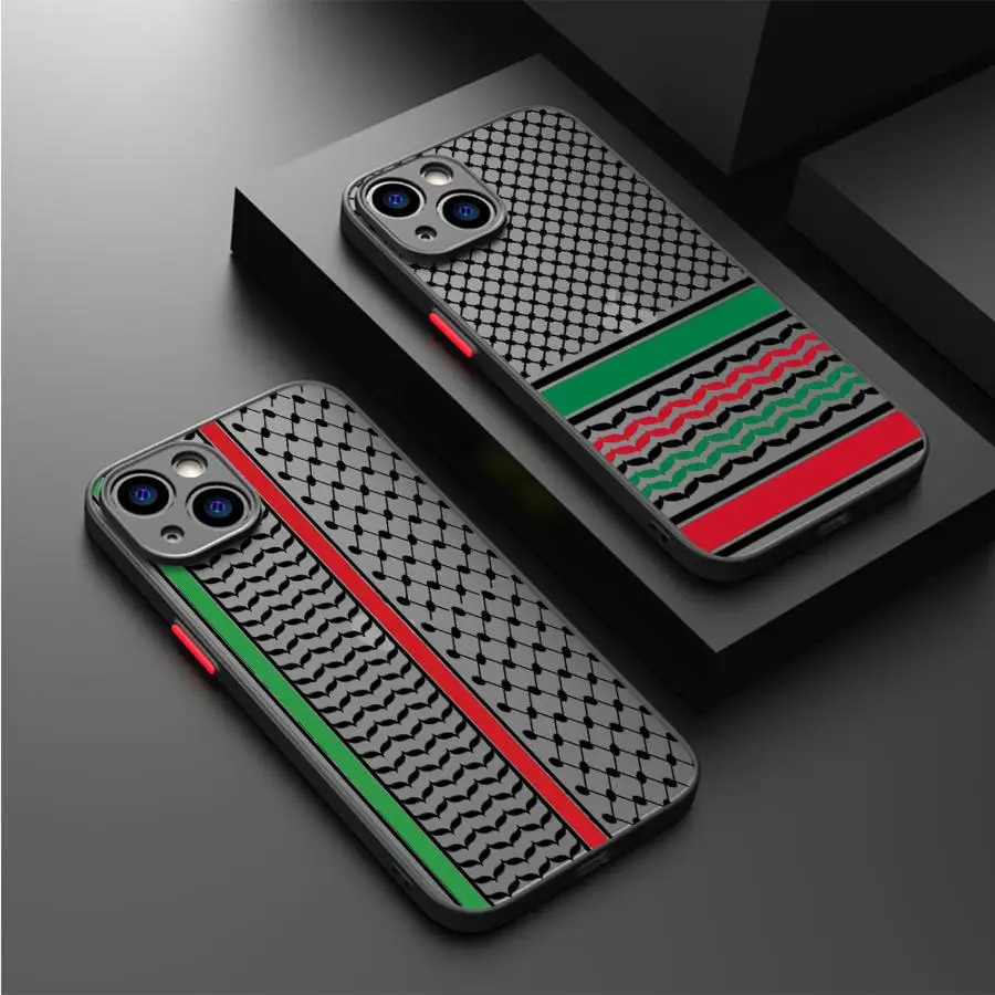 Hot Hattah Keffiyeh Phone Case for iPhone 15 16 Pro Max 14 Plus 11 12 13 Pro Max SE 7 14 8 Pro XR XS X 15Pro 12 Mini