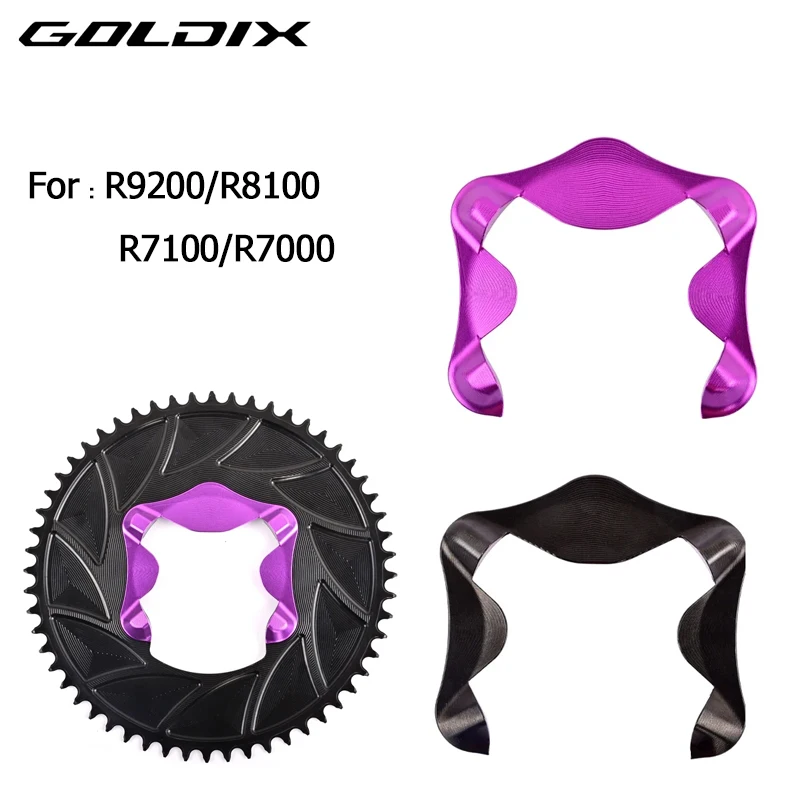 

New GOLDIX pneumatic cover crank plate sealing cover suitable for shimano R9200/R8100/R7100/R7000 single plate pneumatic cover
