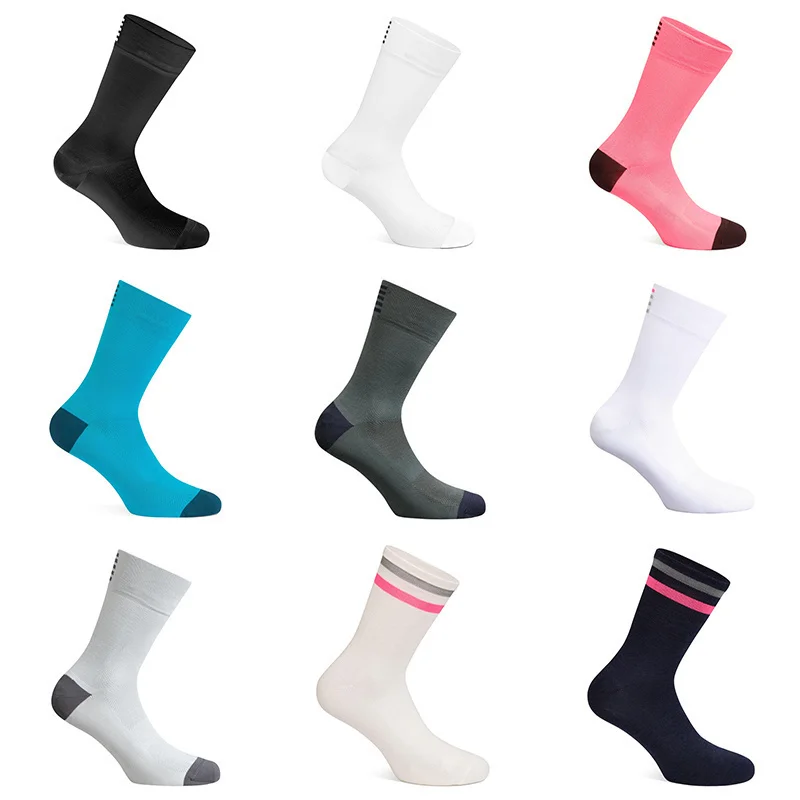 

Breathable Liteskin Women Macaron Road Cycling Socks Bike Men Race Basketball Running Soccer Fitness Football Outdoor Sport