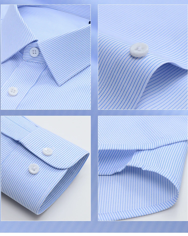 Bamboo Fiber plaid shirt Anti-Wrinkle men's shirts long sleeve casual Special Design S- 4XL Easy-care Shirts