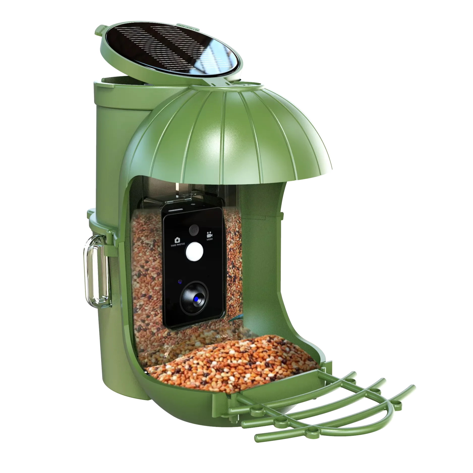 

Камера наблюдения за птицами с автоматическим захватом видео с птицами и беспроводной камерой обнаружения движения для дикой природы на открытом воздухе