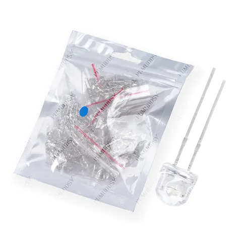 LED 빨대 모자 F5 콤비네이션 세트, 투명 웜 화이트 그린 레드 블루 옐로우 DIY LED 세트, 슈퍼 브라이트, 100 개/세트, 5mm