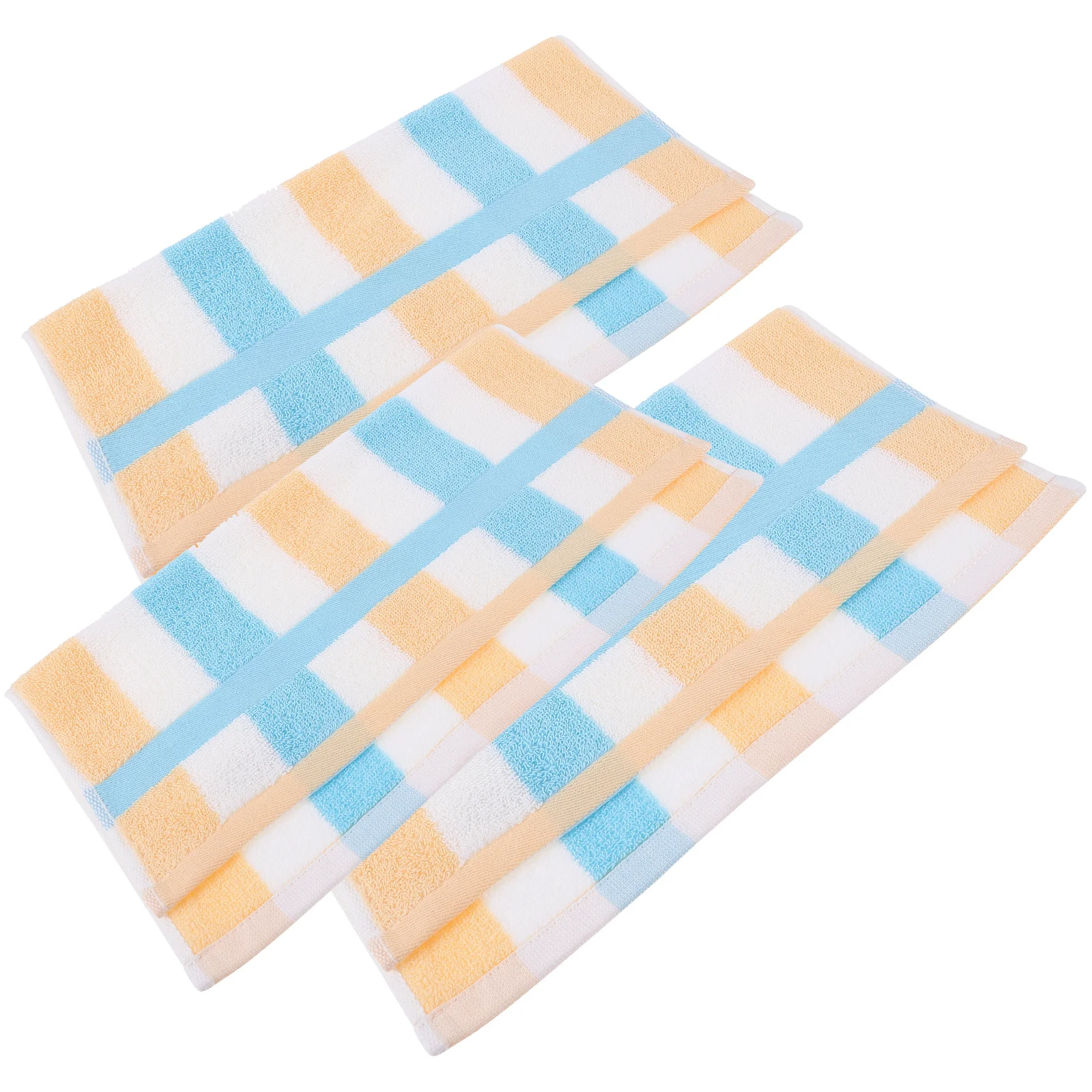 

3Pcs Pure Cotton Wash Cloths Large Absorbent Bath Towels Comfortable Quick Dry for Home Spa Salon Face Rags for Washing Face