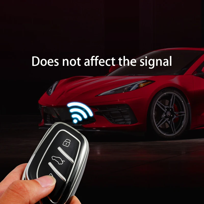 3 button TPU Car Key Cover Case Shell For MG ZS EV MG6 EZS HS EHS 2019 2020 For Roewe RX5 i6 i5 RX3 RX8 ERX5 Keychain