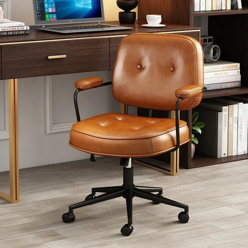 30 ° Recline Backrest Office Chair Computer Armchair Comfortable 360° Rotation Swivel Chair Portable Lifting Office Furniture