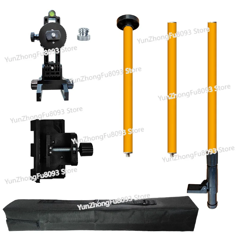2.4M/ 3 M Adjustable Telescopic Laser Level Rod Stand Bar Extend Laser Level Bracket Ceiling Support Pole Tools Accessories