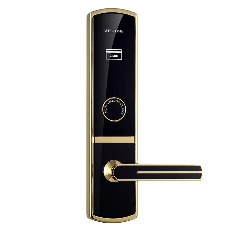 

Zinc Alloy RFID Electronic Key Card Door Lock Hotel Access Control for Hotel/ Home