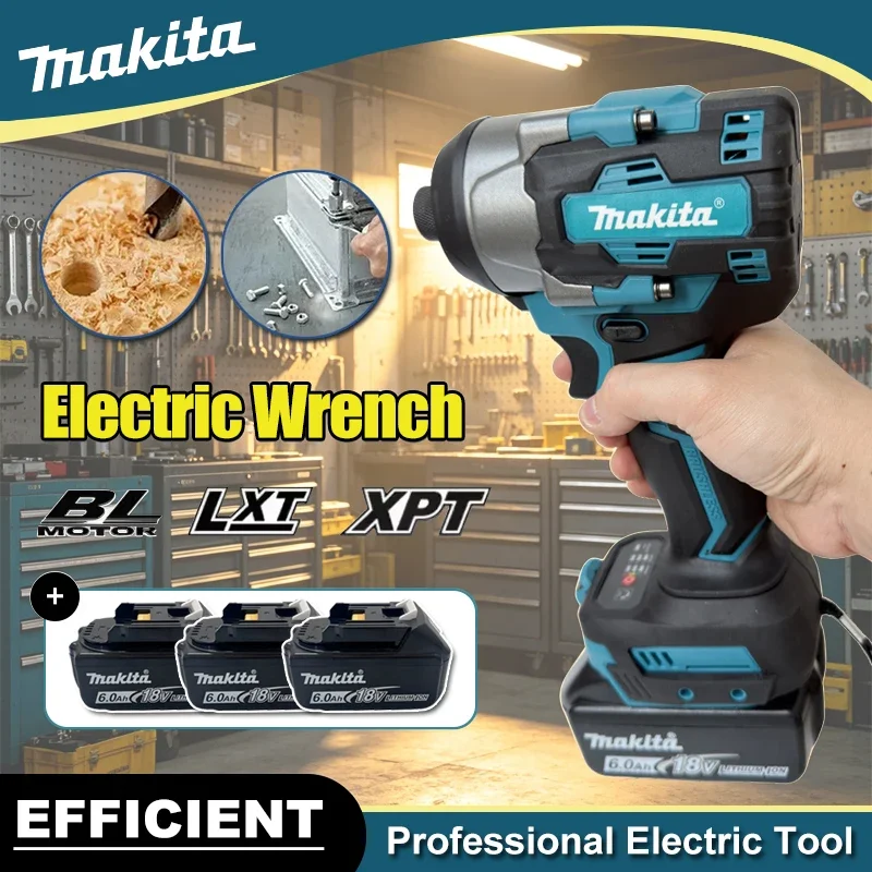 

Makita Brushless Electric Tool Wrench Torque Lithium Battery-Powered Tool Repair Tool for Automotive And Work