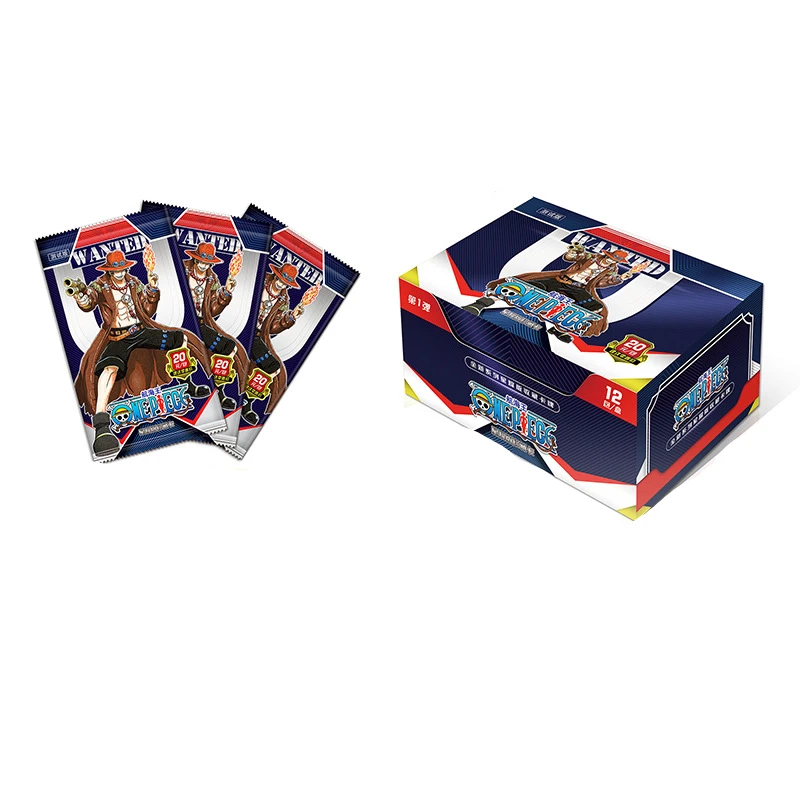 Cartes de collection One Piece, boîte de rappel, cartes de jeu d\'anime rares