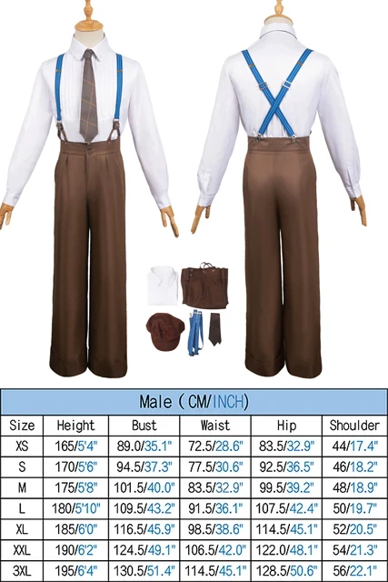 Charles magne Cosplay Hut Anime Schicksal Detektiv Kleidung Kostüm Top Hosen Gürtel Männer Fantasie Outfits Halloween Karneval Party Anzug