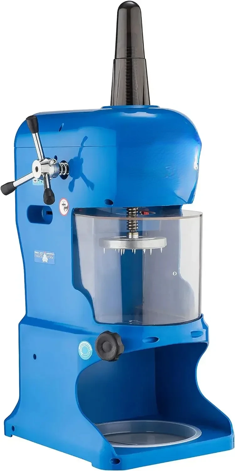 Snow Cone Machine - Electric Block Ice Shaver and Snow Cone Maker with Adjustable Blades for Parties, Events