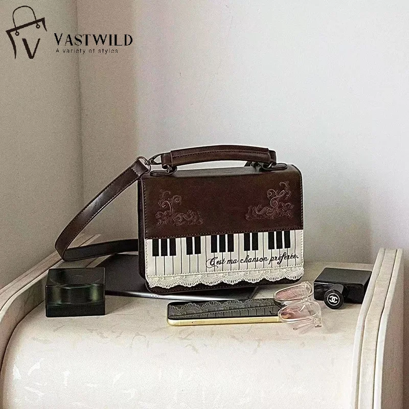 Patchwork Contrast Color Harajuku Women's Handbags Vintage Y2k Aesthetic Shoulder Bag Streetwear All Match Trendy Crossbody Bags