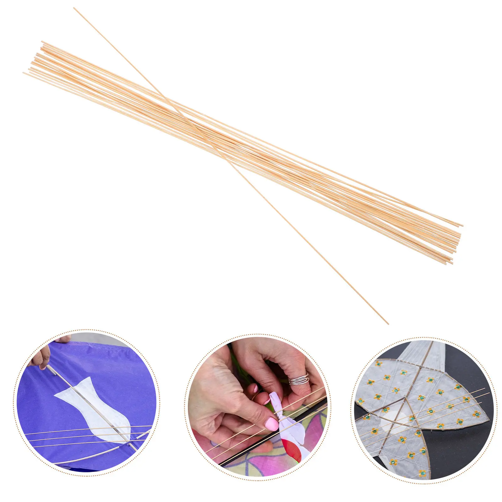 

Набор для изготовления воздушных змеев из бамбука, 20 шт., для детей, легкие, прочные, гибкие палочки для стабильного полета, увлекательные проекты