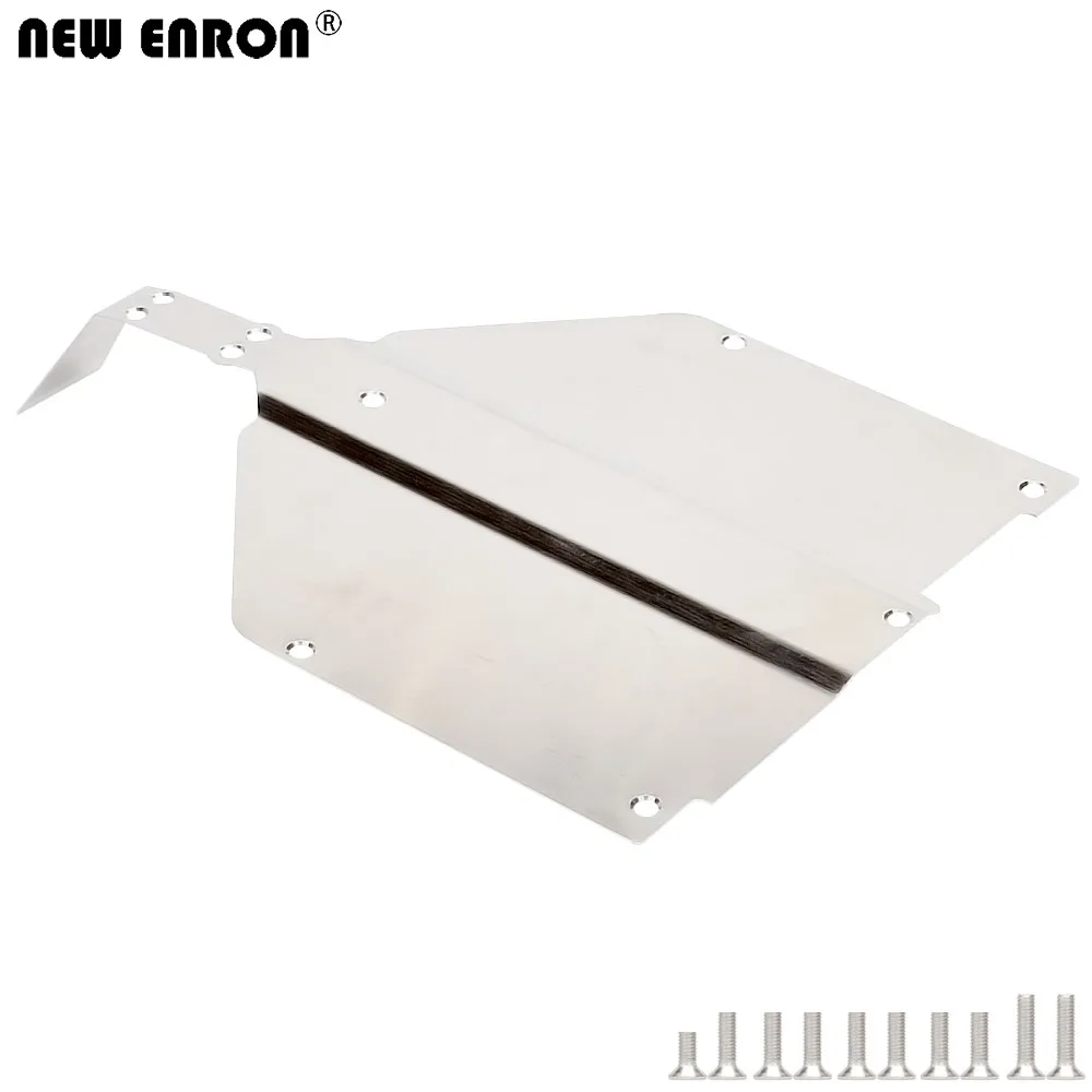 RC 자동차 1/10 Team Losi Baja Rock Rey 용 스테인레스 스틸 섀시 보호대 가드 갑옷 스키드 플레이트