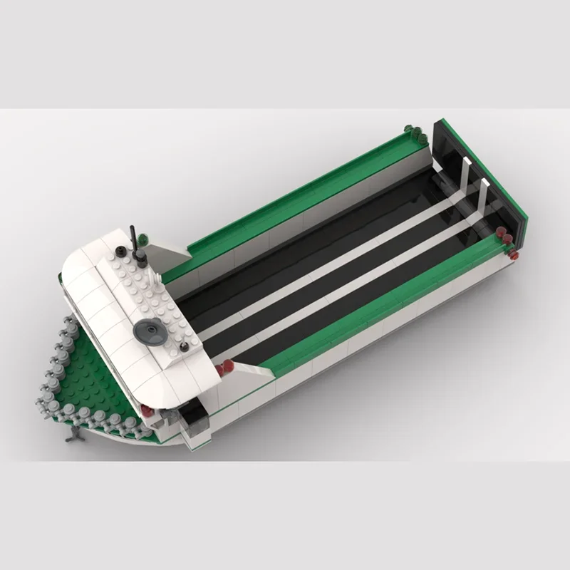 Modello di trasporto urbano Moc Building Blocks Modello di barca a traghetto Tecnologia Regali modulari Costruzione Set di assemblaggio fai-da-te Giocattoli