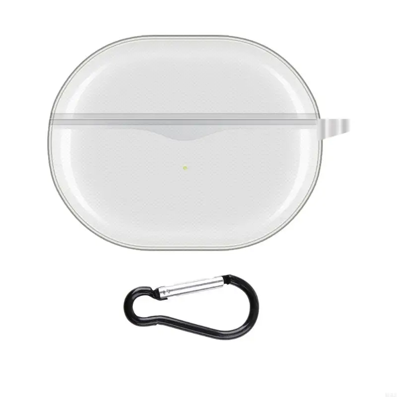 W8KE Flexible Clear Protective Case Suitable for Air 4 Wireless Earbud Shockproof Cover Scratch Resistant Sleeve