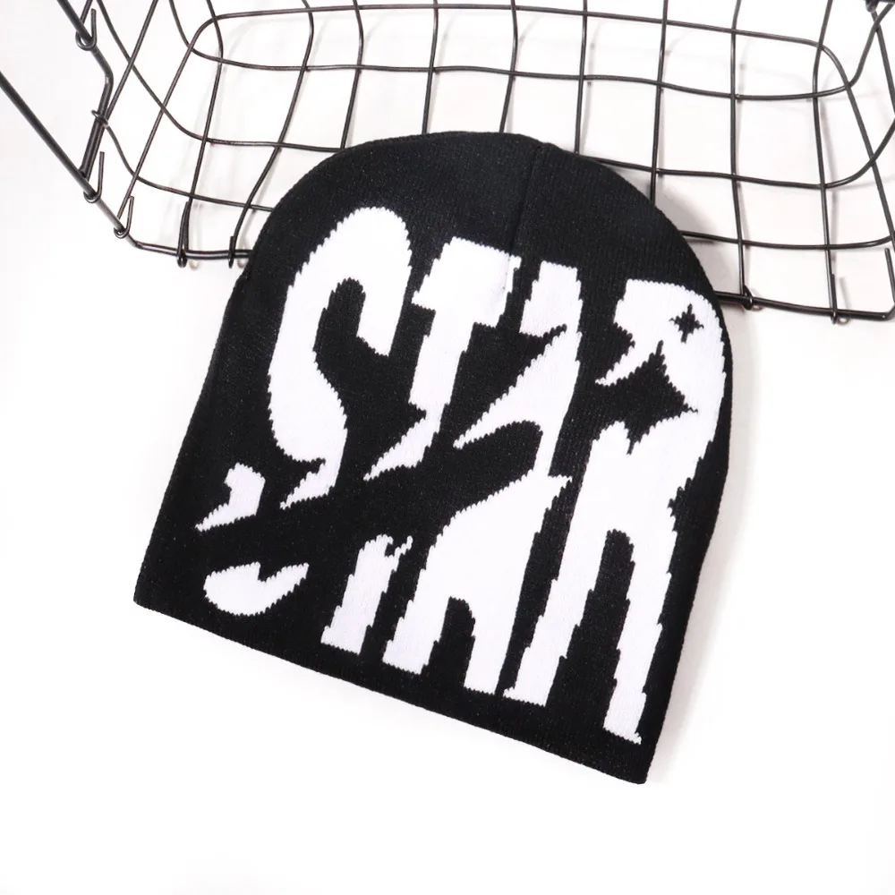 

Winter Beanie Cool Letter STAR Beanie Y2K Cap Men Women Fashion Knitted Keep Warm Hat Unisex Outdoor Skiing Cap Cycling Gift