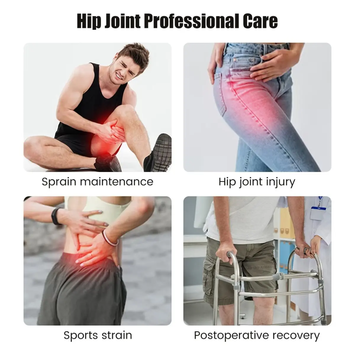 [N84R] Adjustable Hip Joint Fixation Brace Orthopedic Bracket for Hip Thigh Femoral Fracture Limb Paralysis Rehabilitation