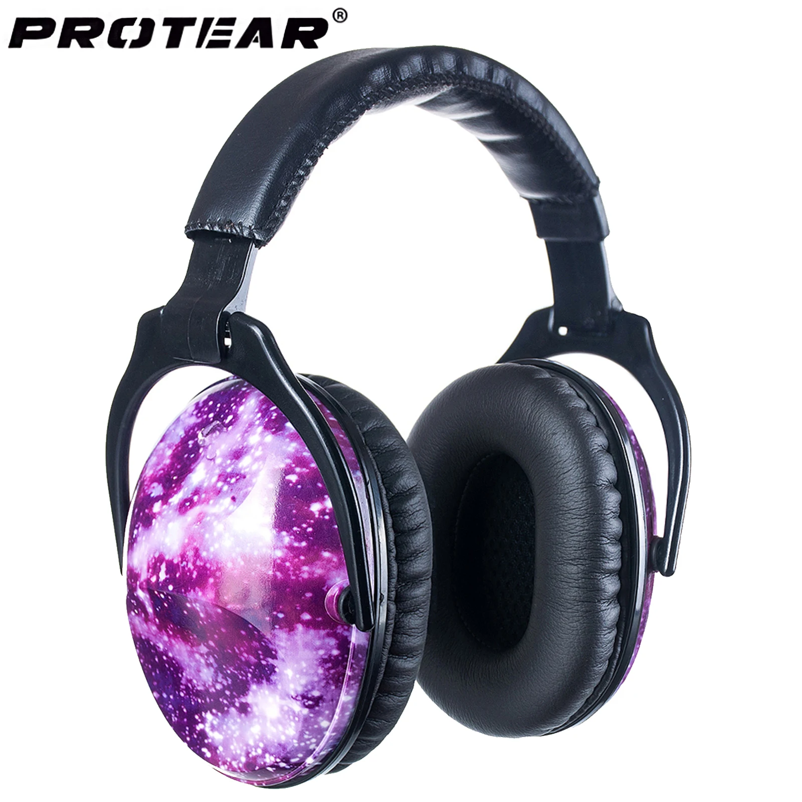 

PROTEAR Kids Ear Protection Starry Sky Galaxy Ear Muffs NRR 25dB Noise Reduction Child Hearing Protectors for Airplane Sleeping