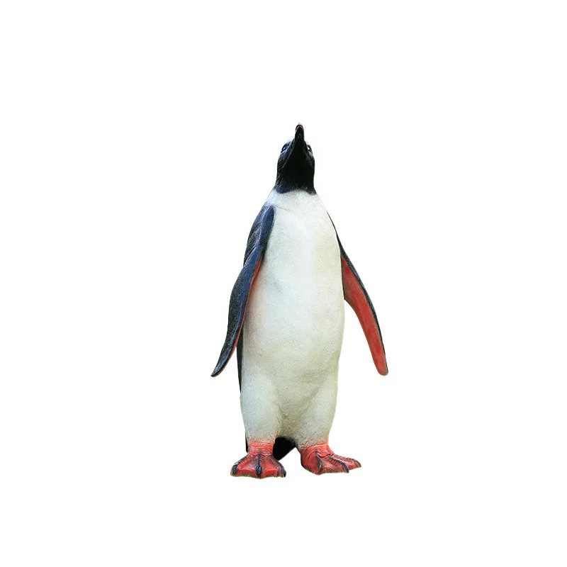 

Outdoor fiberglass, penguin sculpture simulation ornament real estate garden cartoon animal aquarium ice