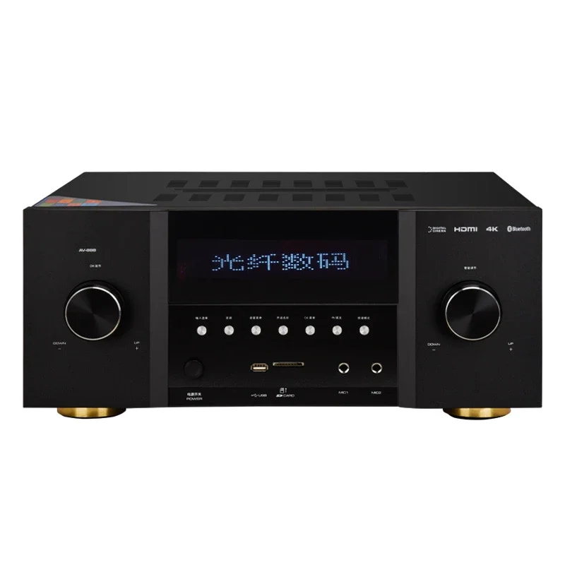 Best High Quality 5.1 High-power Home Theater Amplifier 8K High-definition Surround Sound Amplifier Karaoke Blue-tooth Amplifier