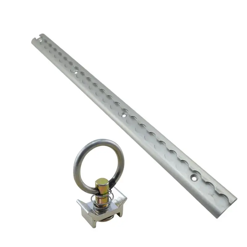 L Track Tie-Down System Aluminum Delivery Tie-Down Rail For Enclosed Trailer L-track Cargo Fixing For Trarvel Transfer