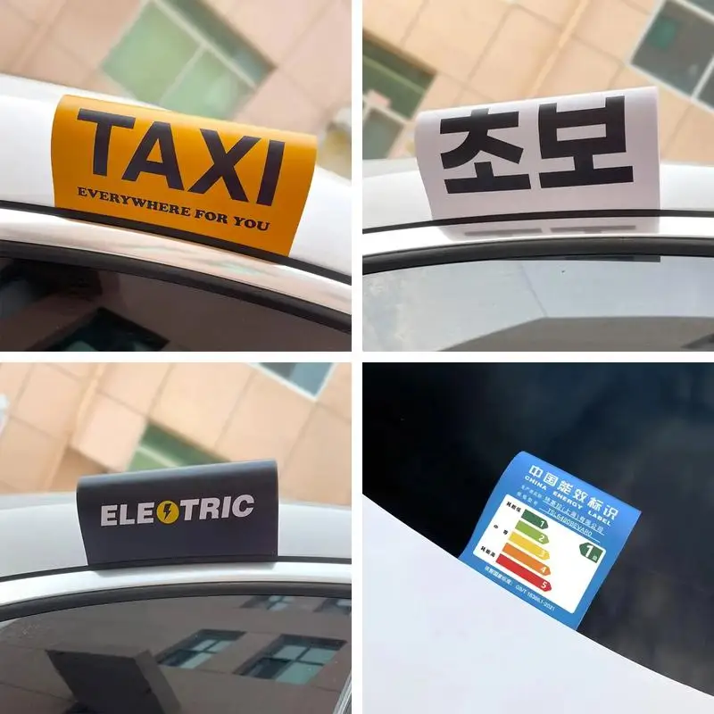 Creative LET'S GO Car Wash Tag Sticker Waterproof Sunproof PVC Windshield Decal Funny Label Design Universal Auto Window Tailgat