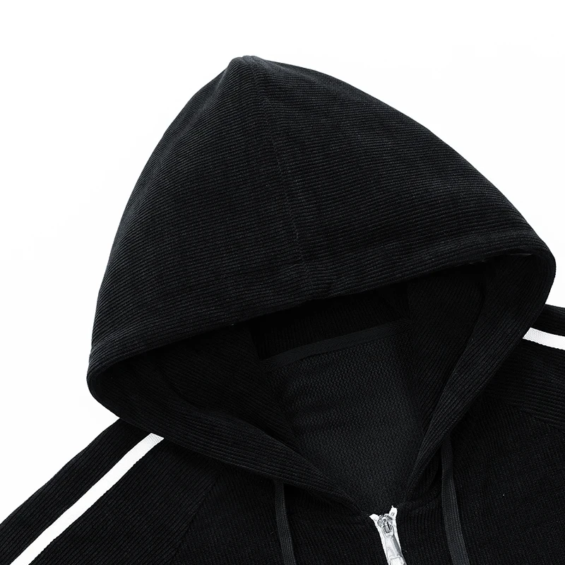 Men Sweatshirts Set Zipper Fleece Jacket Plus Size 6XL 7XL 8XL Plus Size Hooded Streetwear Sportswear Male Long Sleeve Autumn