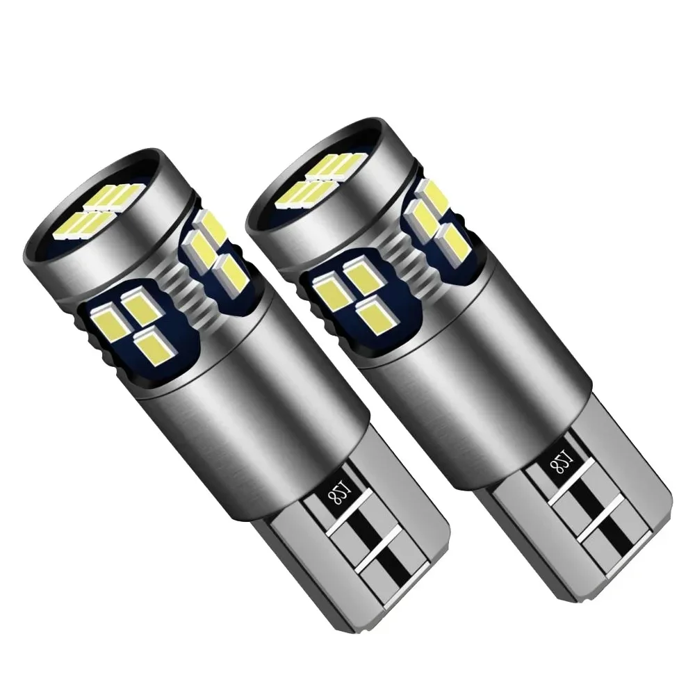 2PCS T10 LED W5W LED canbus car interior light 194 501 18SMD LED Instrument Lights bulb Wedge light no error 12V 6000K