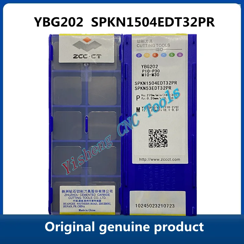 

Free Shipping Original ZCC CT YBG202 SPKN1504EDT32PR Milling Cutter Inserts CNC cutting tools carbide inserts cutters blade
