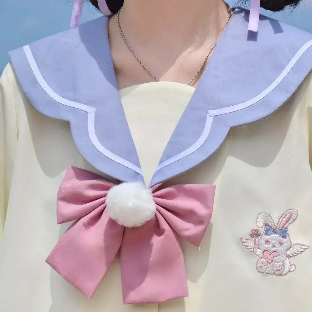 Costume da marinaio a maniche lunghe e corte primaverili ed estivi per la scuola materna, dolce e carino, costume cosplay del personaggio anime