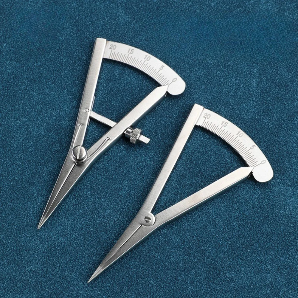 まぶた測定定規ステンレス鋼アイゲージ正確な二重まぶた手術測定ポータブルアイツール家庭旅行用