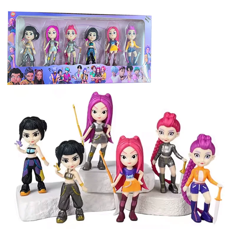 

Охотники на демонов, аниме Kpop, фигурка, модель игрушки, мультяшная игровая периферия, украшение для стола, коллекция фигурок, модель игрушки для детей, подарок