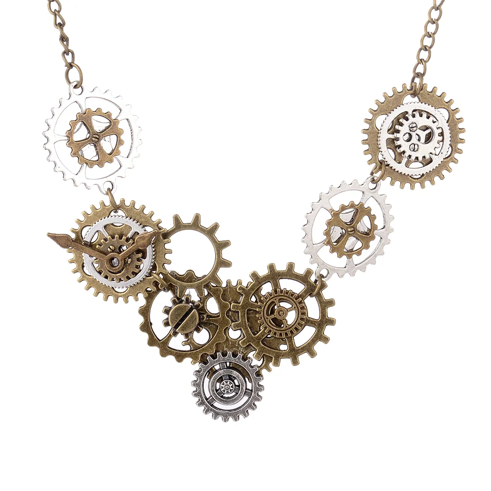 Elegant Jewelry Necklace Accessories Necklaces Creative Vintage Steam Gear Pendant