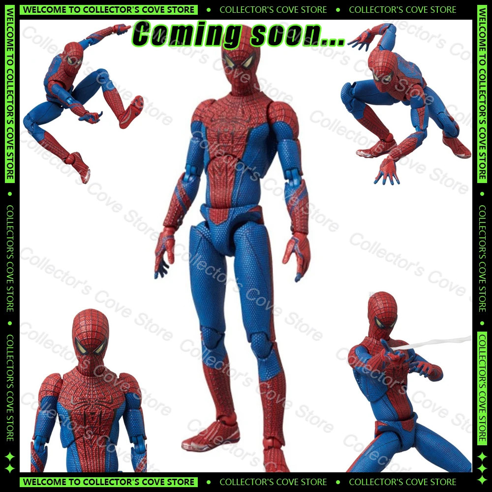 Ct Toys Spiderman Mafex 001 Figure Peter Parker Andrew Garfield GK Figurine Spider-Man Action Figures Model Customized Toys Gift