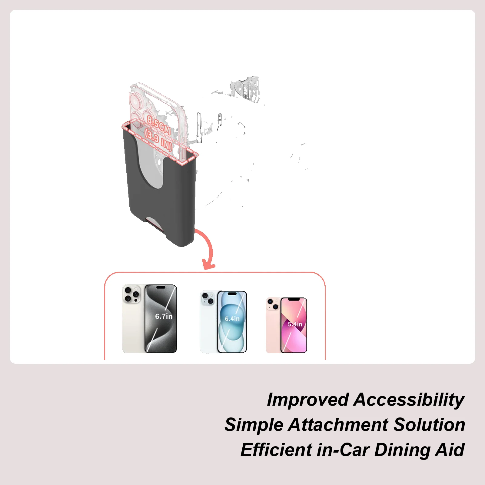 Back Seat Car Organizer Multifunctional Container Seat Back Organizer Cup Holder For Drinks Umbrella Smartphone Keys Earphones