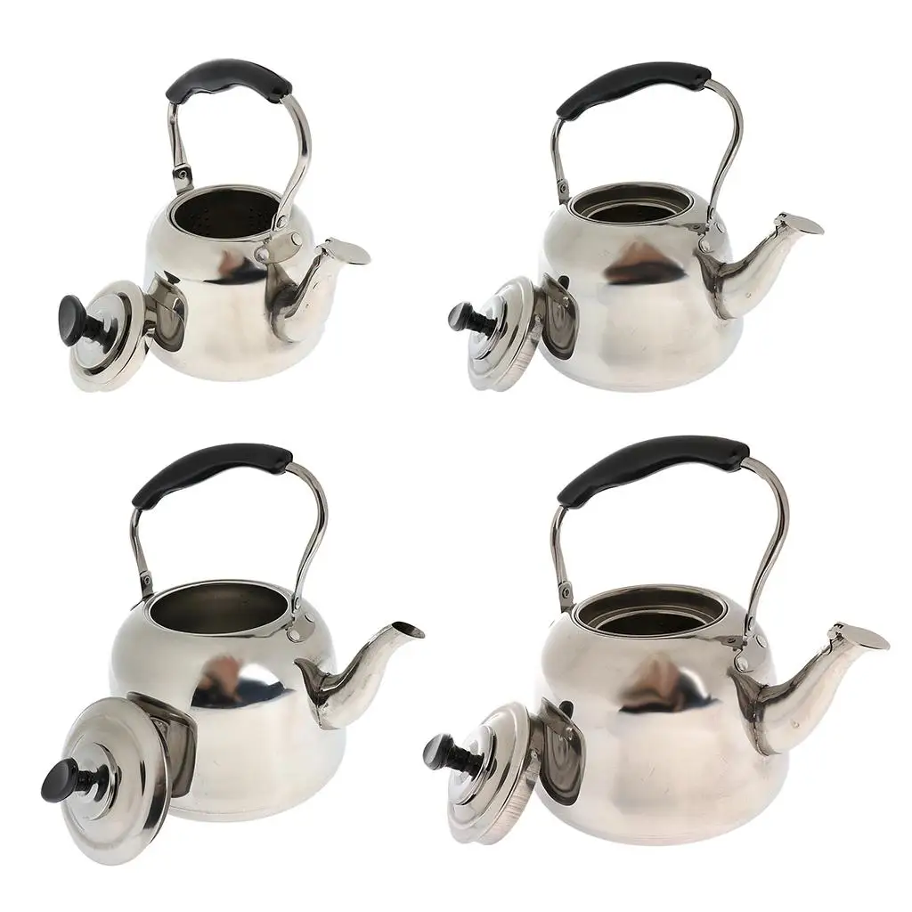 Whistling Kettle Stainless Steel bivouac kitchen with water Pot 4L 3L