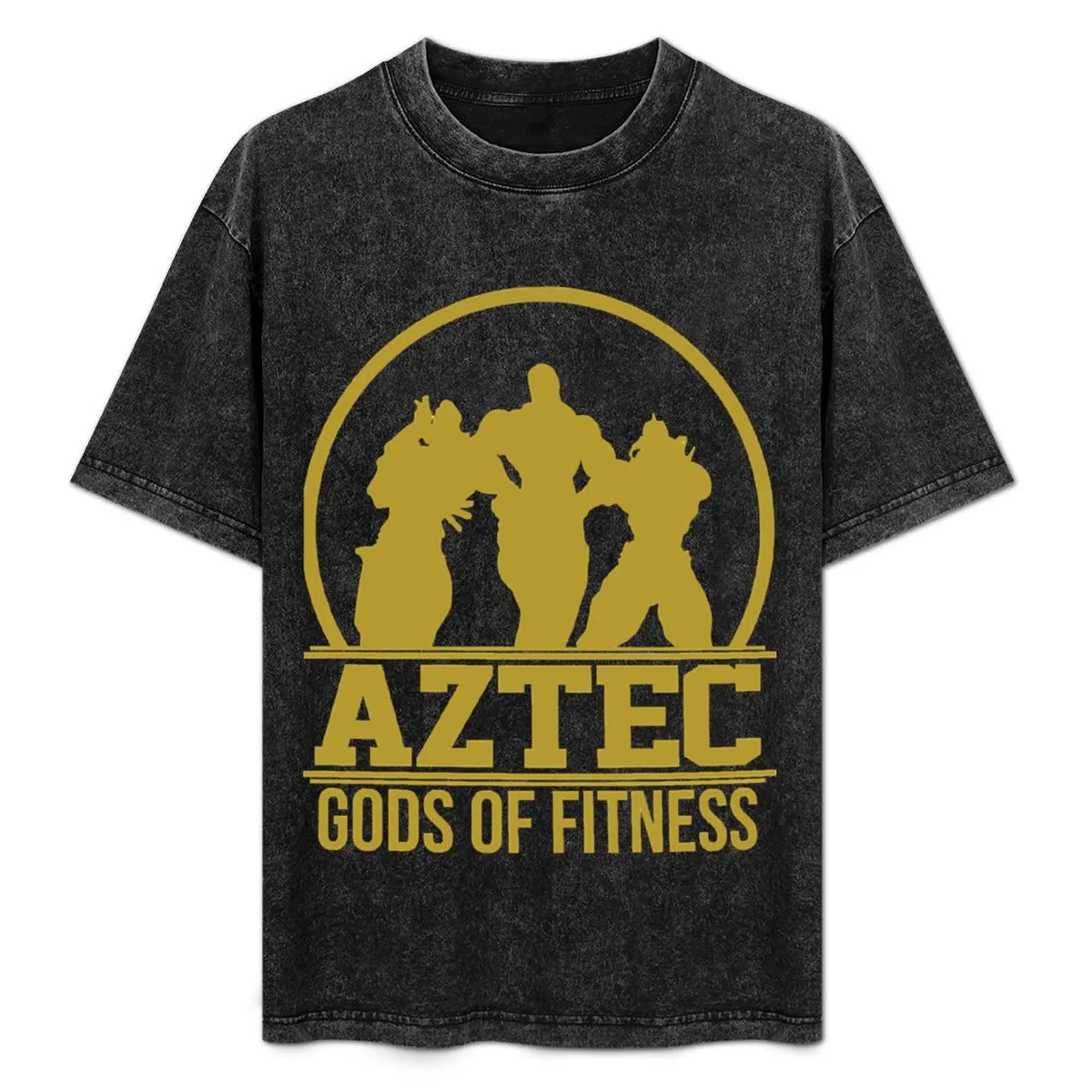 Aztec Gods of Fitness For Fans T-Shirt Large Size Soft Cotton T-Shirt