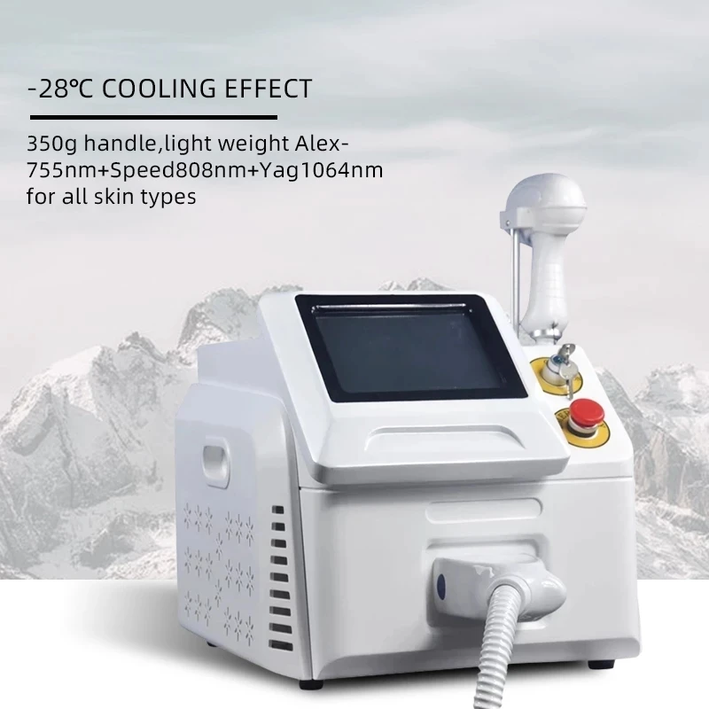 Innovate diode laser painless hair removal 808 diode laser three -wave length 755 808 1064nm diode laser laser