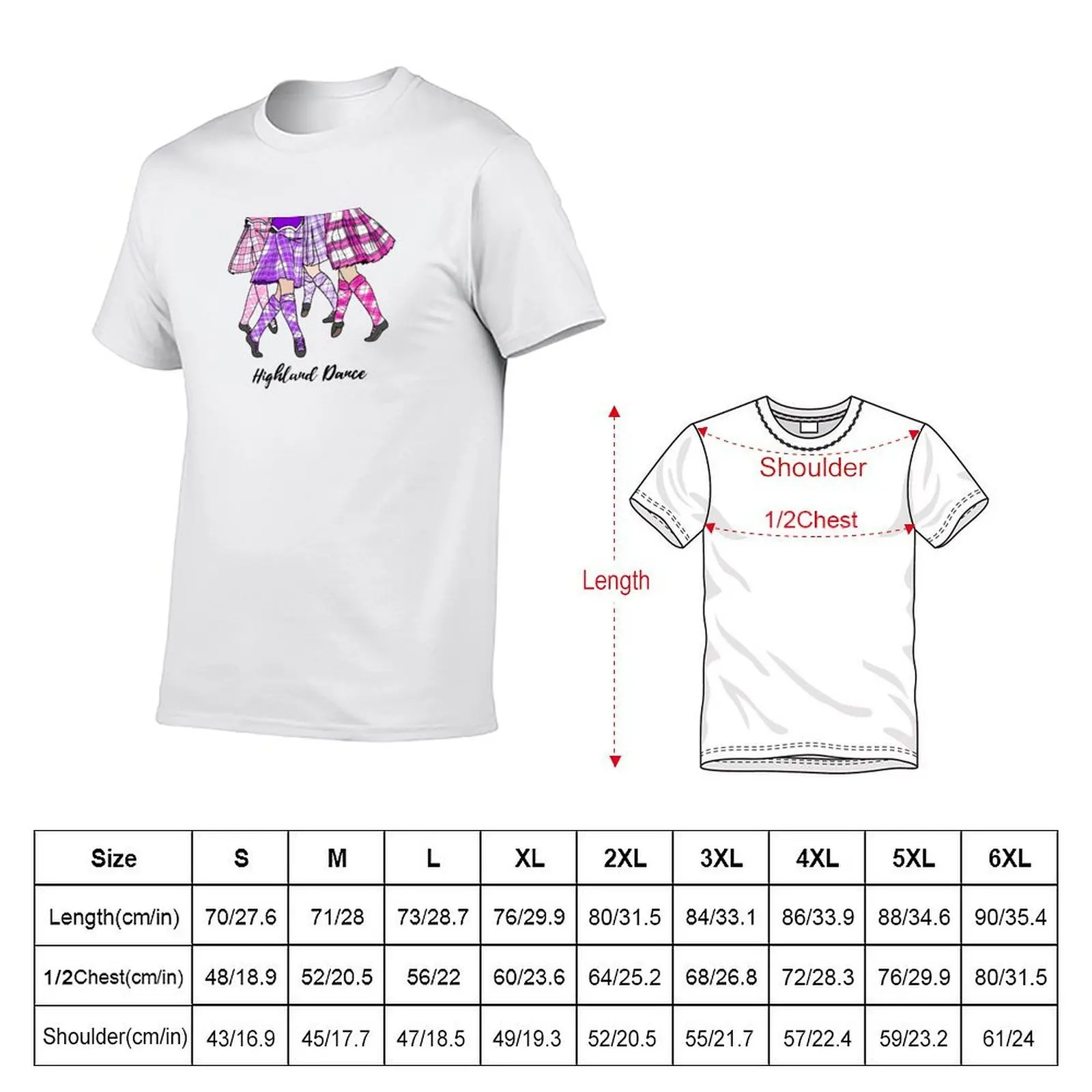 Swaying Kilts- Pink & Purple T-Shirt cute clothes topping clothing for men