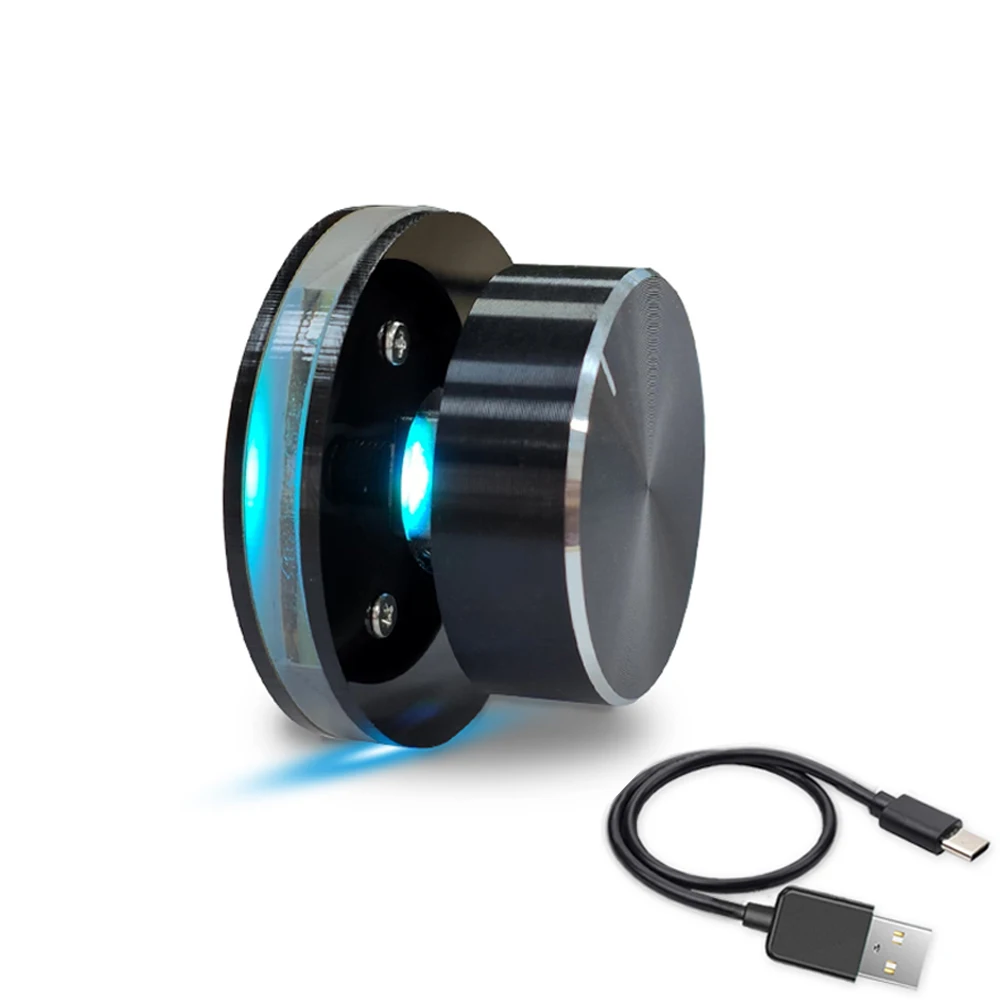 USB Volume Controller Type-C Interface Computer USB Volume Adjustable Controller Support Shortcut Keys Customizable with RGB
