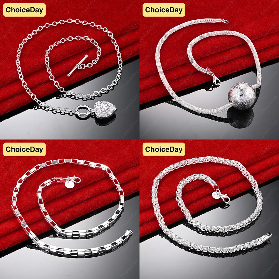 

ChoiceDay из стерлингового серебра 925 пробы, нежное ожерелье в форме сердца, женские вечерние свадебные украшения, подарочные аксессуары
