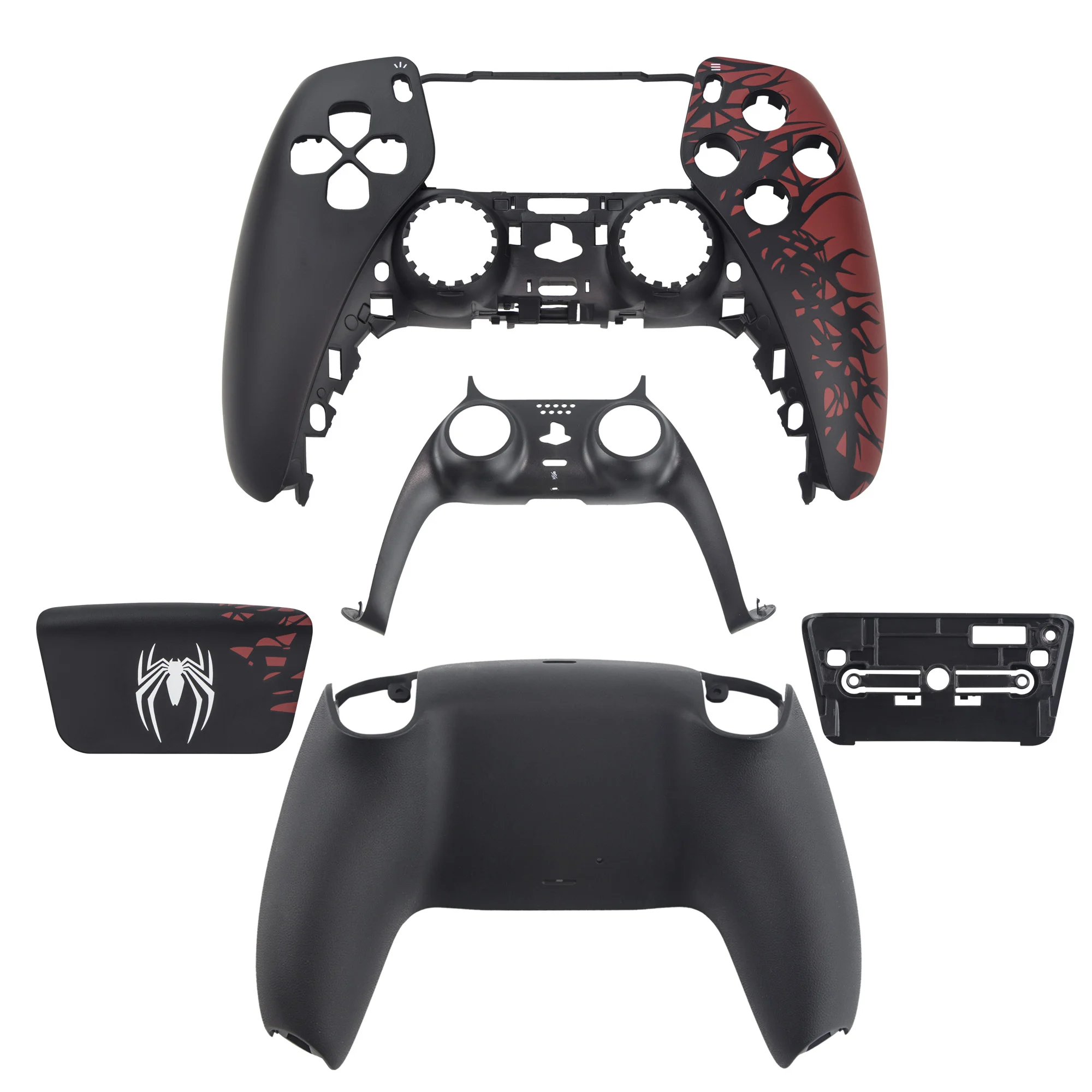Für PS5 Controller Gehäuseabdeckung Limited Edition für Spider Game Controller Schutz Ersatzzubehör Touchpad-Abdeckung