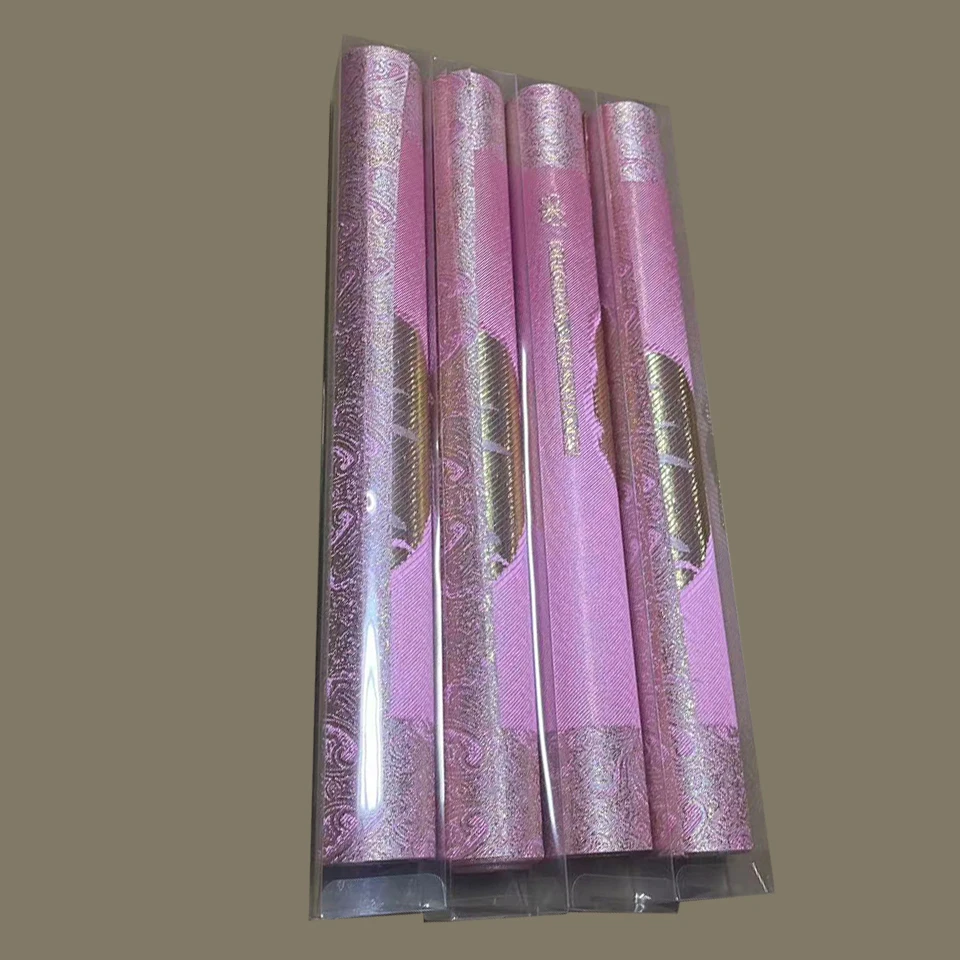 Rosa Sego Headties Nigerian Hayes Gele Kopftuch für afrikanische Damen, passender Spitzen-Kopfwickelstoff, 2-teiliges Kopftuch für Hochzeit und Party JX-14 – Detail 2